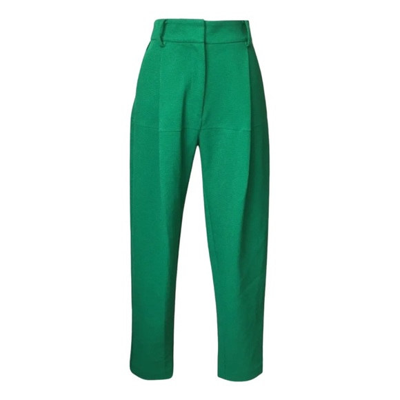 Chic Women's Green Trousers - Picture 1 of 5